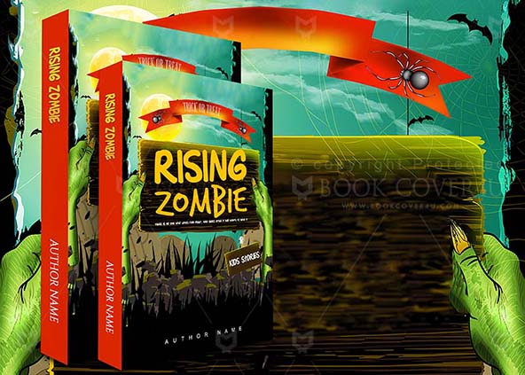 Horror-book-cover-design-Rising Zombie-back