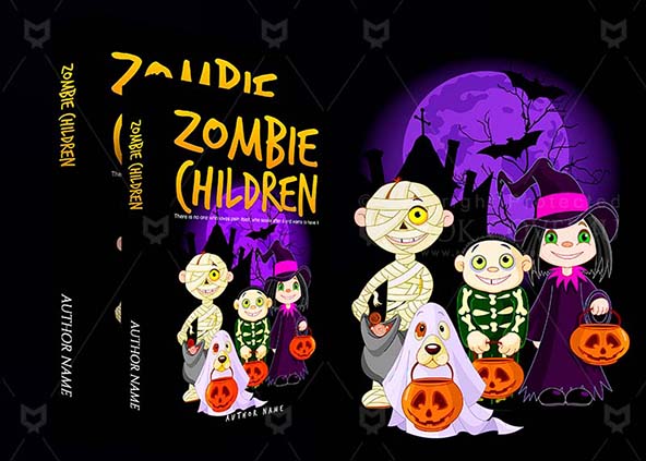 Horror-book-cover-design-Zombie Children-back