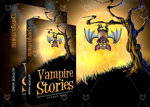 Horror-book-cover-design-Vampire Stories-back