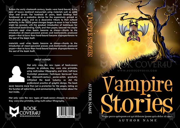 Horror-book-cover-design-Vampire Stories-front