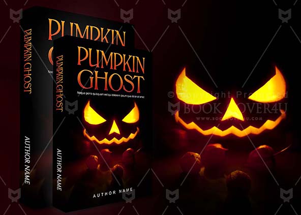 Horror-book-cover-design-Pumpkin Ghost-back