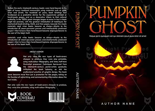 Horror-book-cover-design-Pumpkin Ghost-front