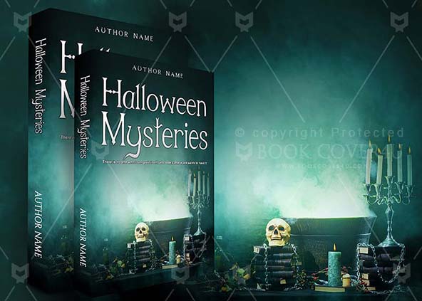 Horror-book-cover-design-Halloween Mysteries-back