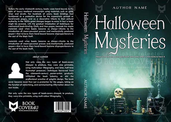 Horror-book-cover-design-Halloween Mysteries-front