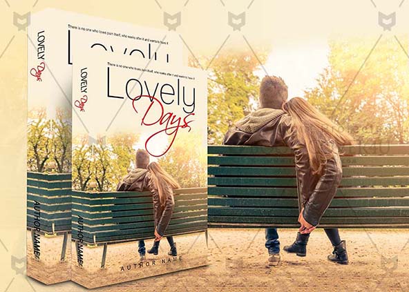 Romance-book-cover-design-Lovely Days-back
