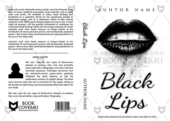 Romance-book-cover-design-Black Lips-front