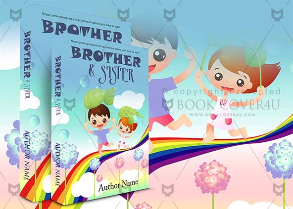 Children-book-cover-design-Brother & Sister-back