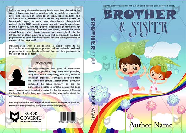 Children-book-cover-design-Brother & Sister-front