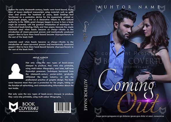 Romance-book-cover-design-Coming Out-front