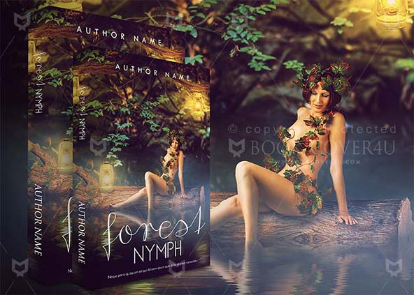 Fantasy-book-cover-design-Forest Nymph-back