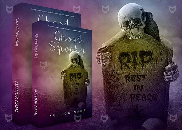Horror-book-cover-design-Ghost Spooky-back