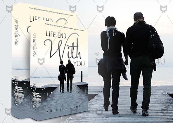 Romance-book-cover-design-Life End With You-back