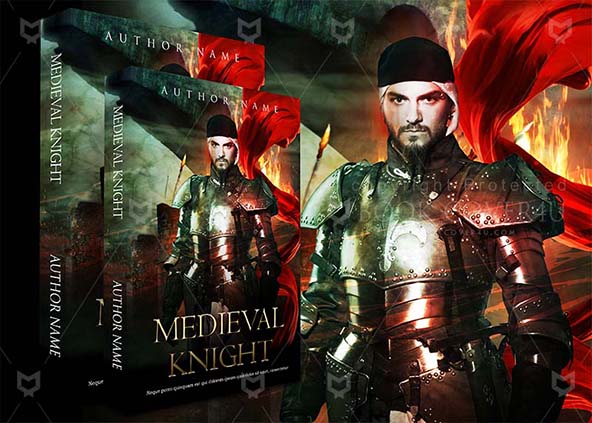 Fantasy-book-cover-design-Medieval Knight-back
