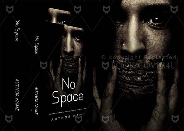 Horror-book-cover-design-No Space-back