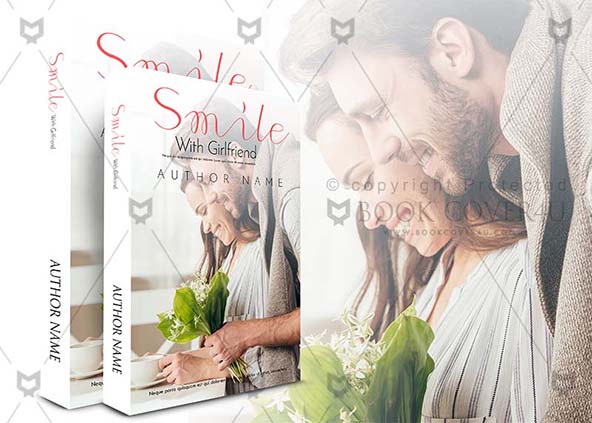 Romance-book-cover-design-Smile With Girlfriend-back