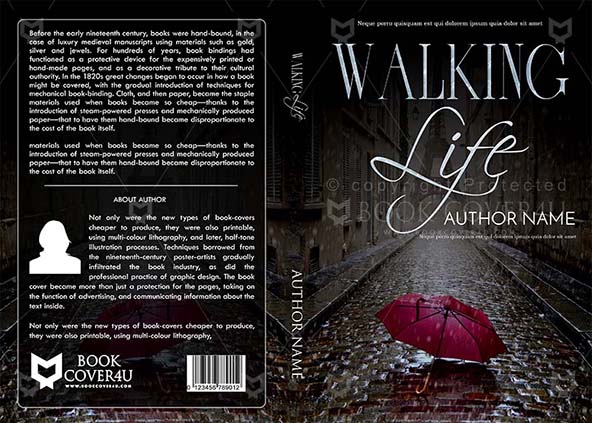 Romance-book-cover-design-Walking Life-front