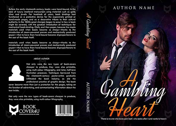 Romance-book-cover-design-A Gambling Heart-front