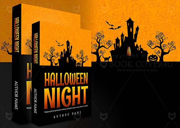 Children-book-cover-design-Halloween Night-back