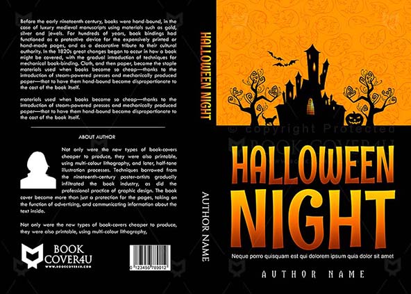 Children-book-cover-design-Halloween Night-front
