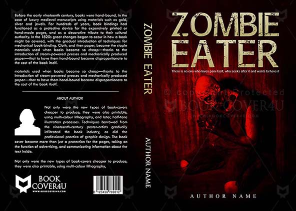 Horror-book-cover-design-Zombie Eater-front