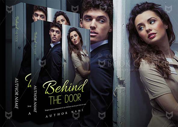 Romance-book-cover-design-Behind The Door-back