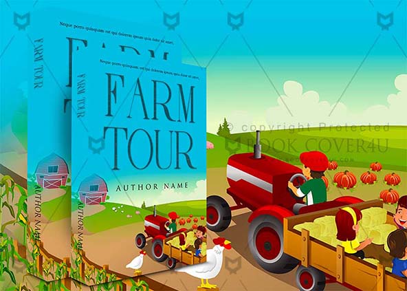 Children-book-cover-design-Farm Tour-back