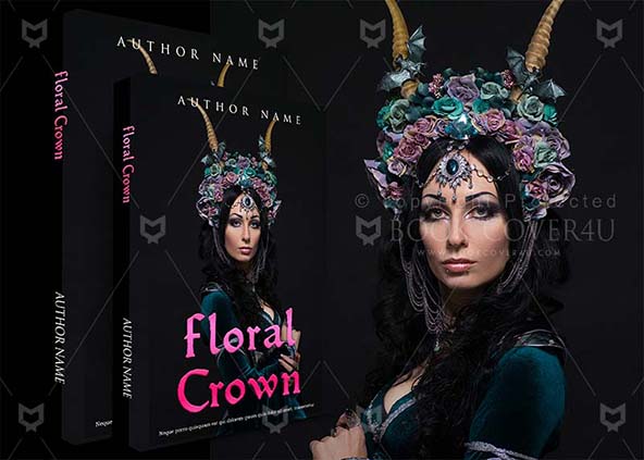 Fantasy-book-cover-design-Floral Crown-back