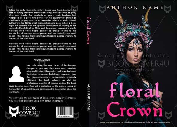 Fantasy-book-cover-design-Floral Crown-front