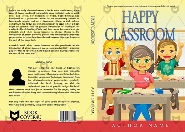Children-book-cover-design-Happy Classroom-front