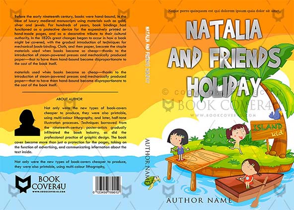 Children-book-cover-design-Natalia and Friends.....-front