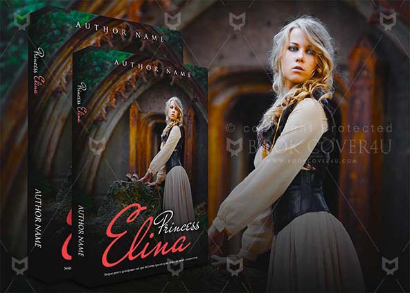 Fantasy-book-cover-design-Princess Elina-back