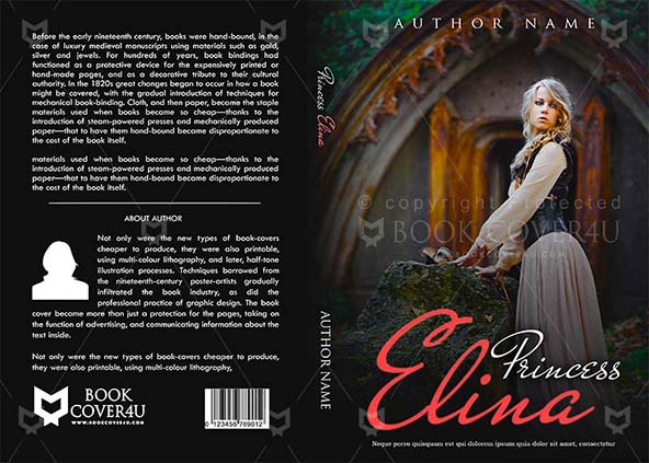 Fantasy-book-cover-design-Princess Elina-front