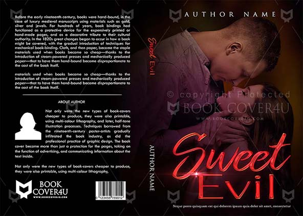 Romance-book-cover-design-Sweet Evil-front