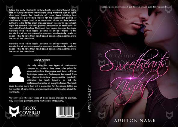 Romance-book-cover-design-Sweethearts Night-front