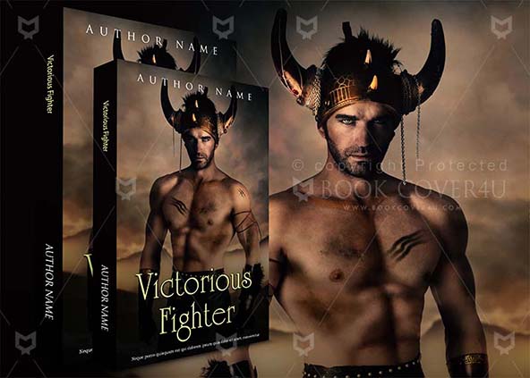 Fantasy-book-cover-design-Victorious Fighter-back