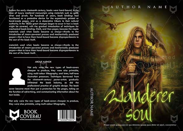 Fantasy-book-cover-design-Wanderer Soul-front