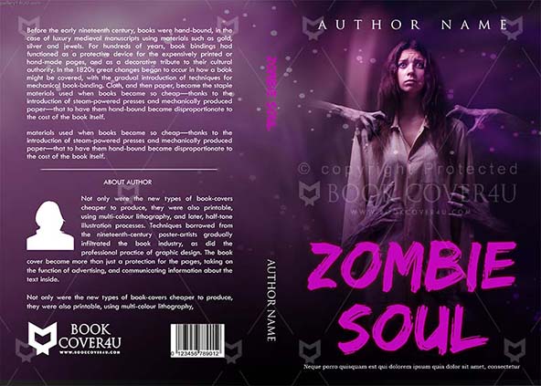 Horror-book-cover-design-Zombie Soul-front