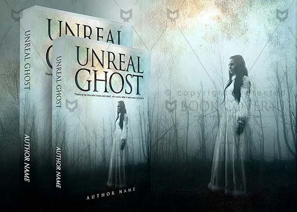 Horror-book-cover-design-Unreal Ghost-back