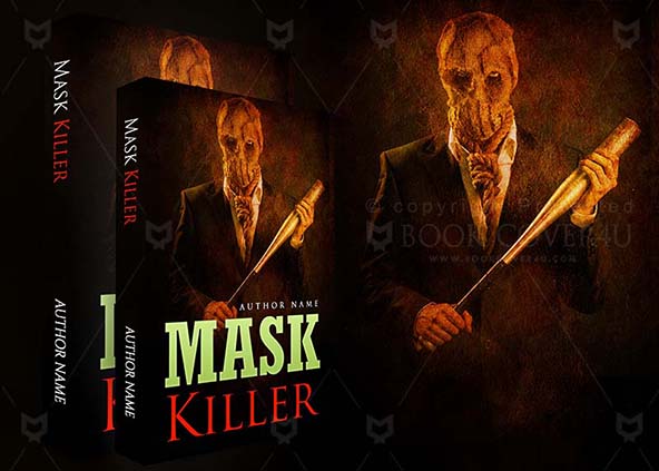 Horror-book-cover-design-Mask Killer-back