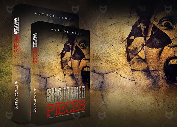 Horror-book-cover-design-Shattered Pieces-back