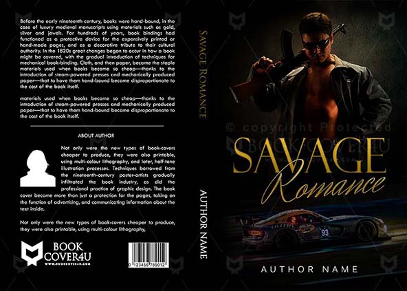 Romance-book-cover-design-Savage Romance-front