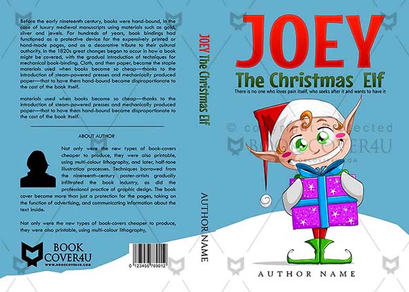 Children-book-cover-design-Joey The Christmas Elf-front