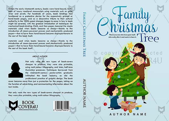 Children-book-cover-design-Family Christmas Tree-front