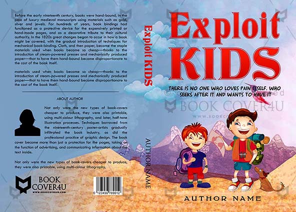 Children-book-cover-design-Exploit Kids-front