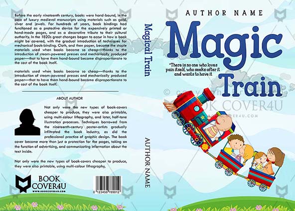 Children-book-cover-design-Magic Train-front