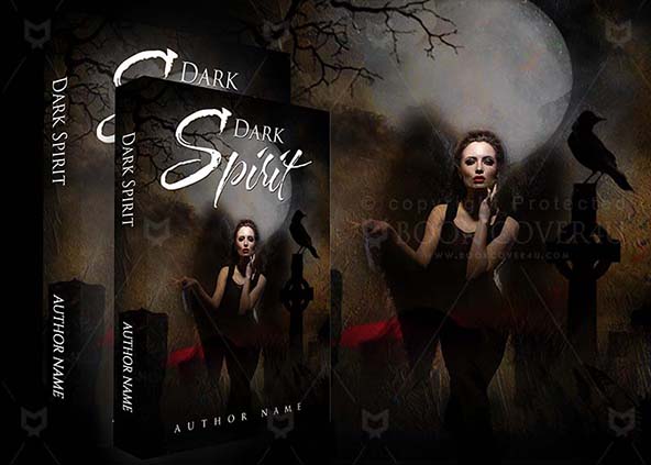 Horror-book-cover-design-Dark Spirit-back