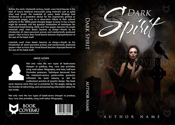 Horror-book-cover-design-Dark Spirit-front