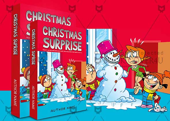 Children-book-cover-design-Christmas Surprise-back