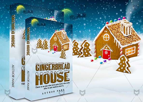 Children-book-cover-design-Gingerbread House-back