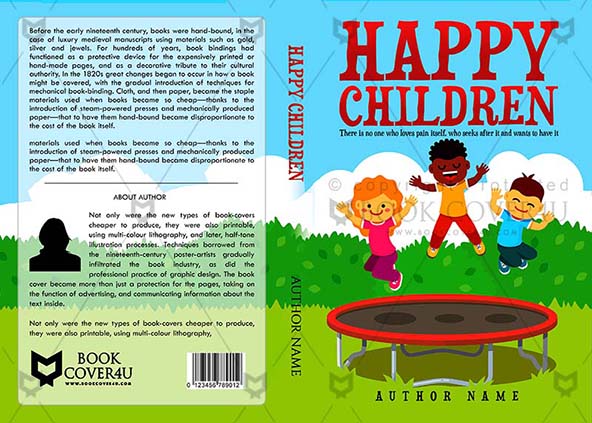 Children-book-cover-design-Happy Children-front